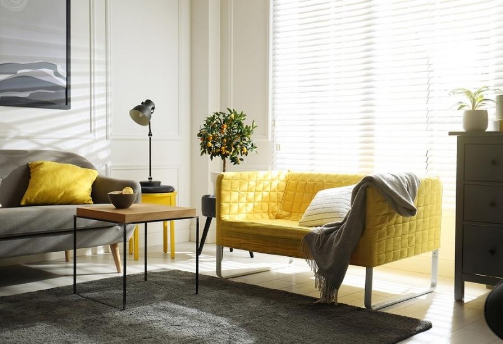 grijze woonkamerdecoratie