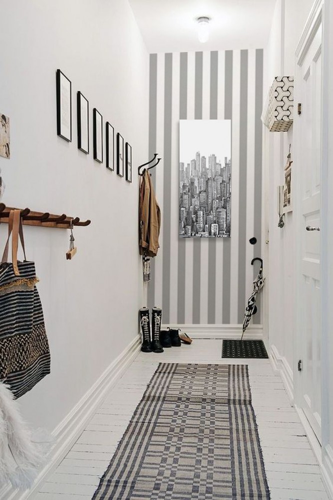 hoe je een strakke en kleine hal inricht