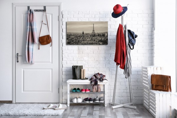 Een idee voor een unieke inrichting van de hal