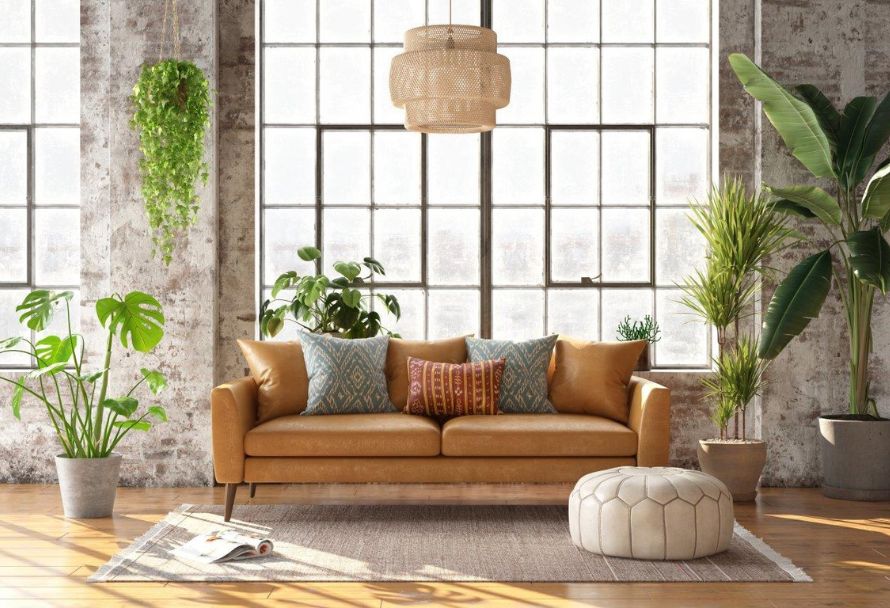 Hoe een woonkamer in boho-stijl inrichten? Kleuren, meubels en accessoires