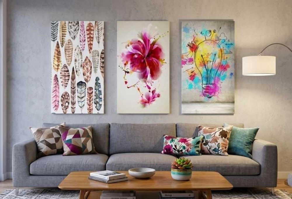 fotogalerij in de woonkamer