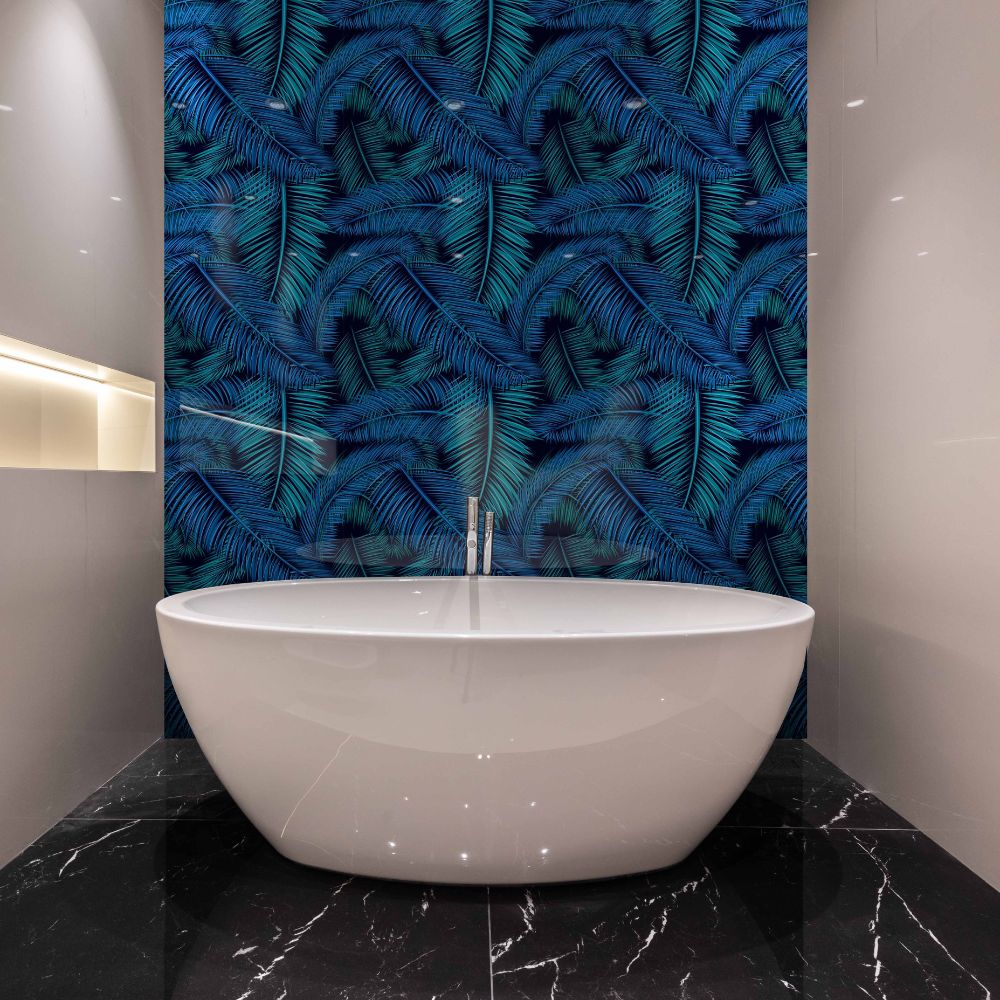 Glazen panelen voor de badkamer