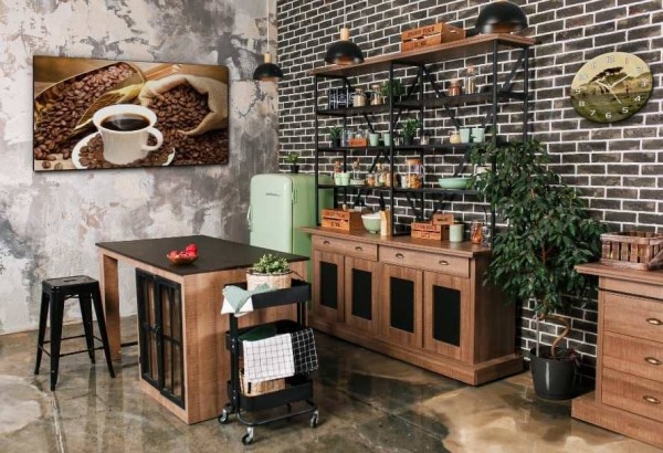 Keuken in industriële stijl - hoe regel je het?