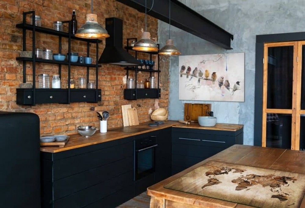 Keuken in industriële stijl - hoe regel je het?