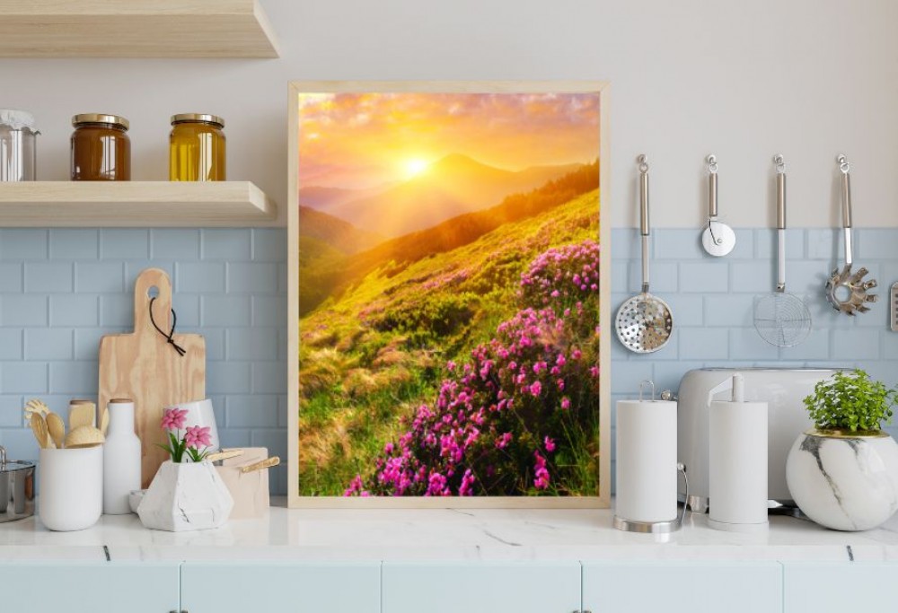 Hoe je een foto voor de keuken kiest