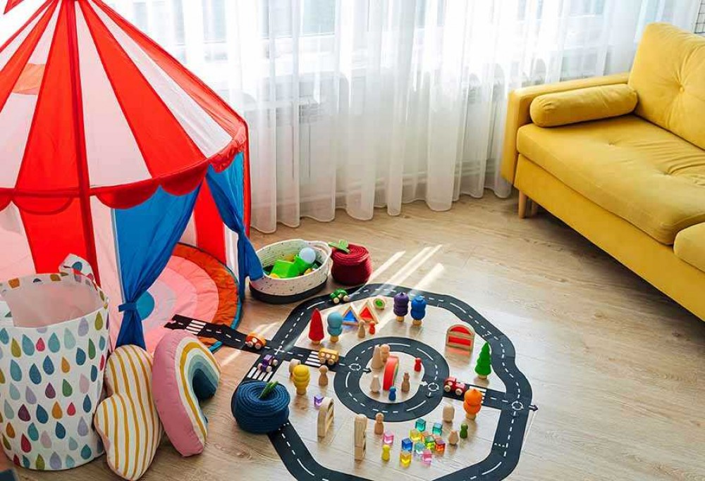 Hoe regel je een speelhoek voor een kind?